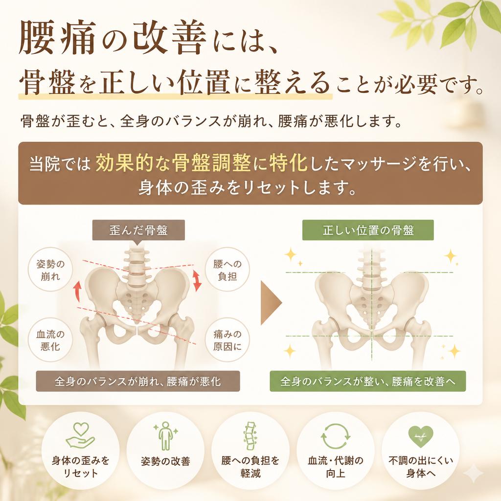 骨盤調整の重要性