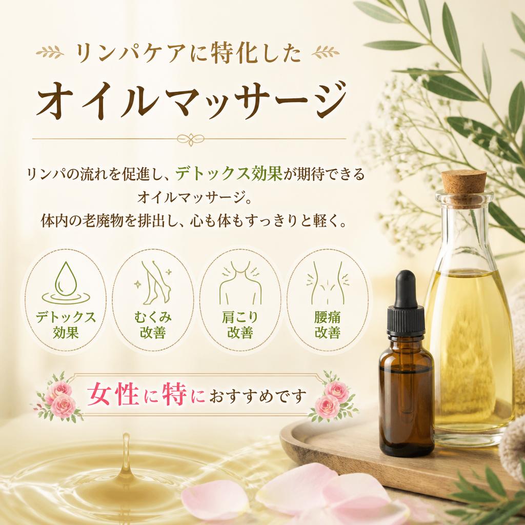 リンパケアで美と健康をサポート