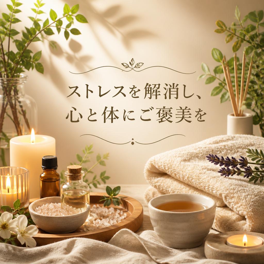 ストレスを解消し、心と体にご褒美を
