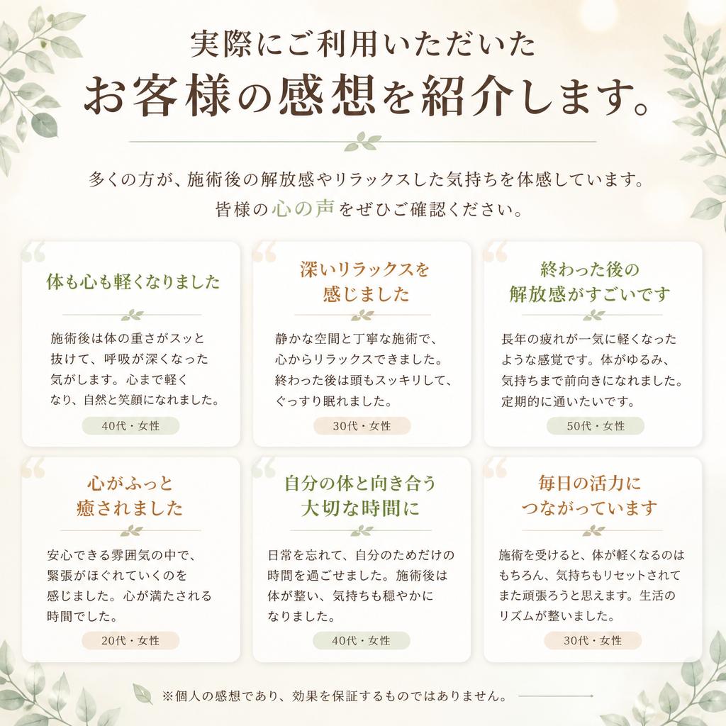 お客様の声