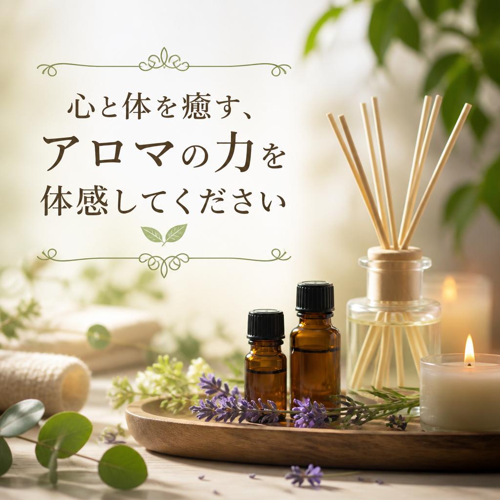心と体を癒す、アロマの力を体感してください