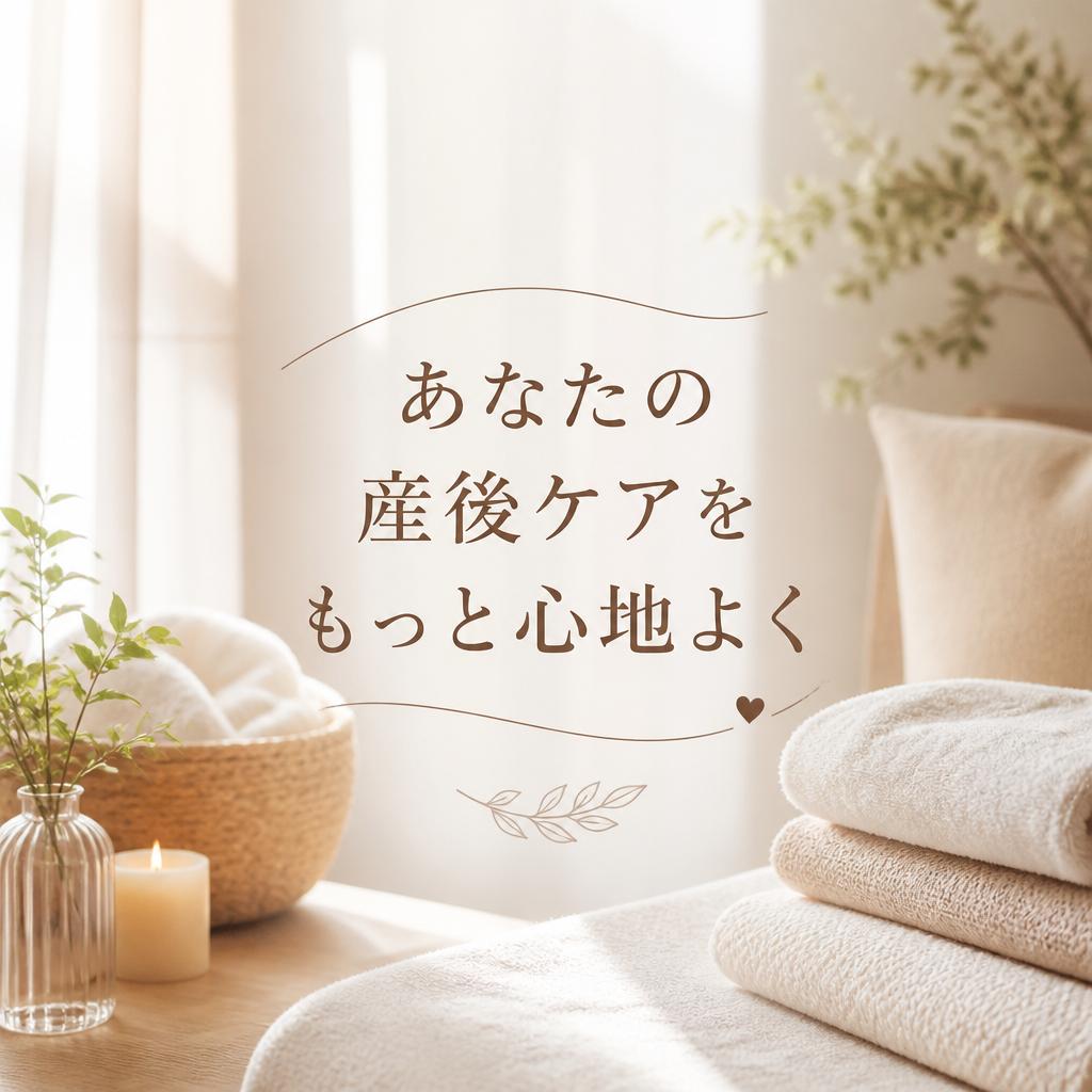 あなたの産後ケアをもっと心地よく