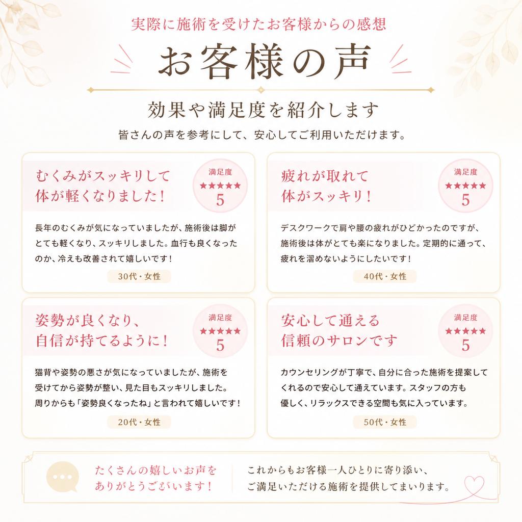 お客様の声