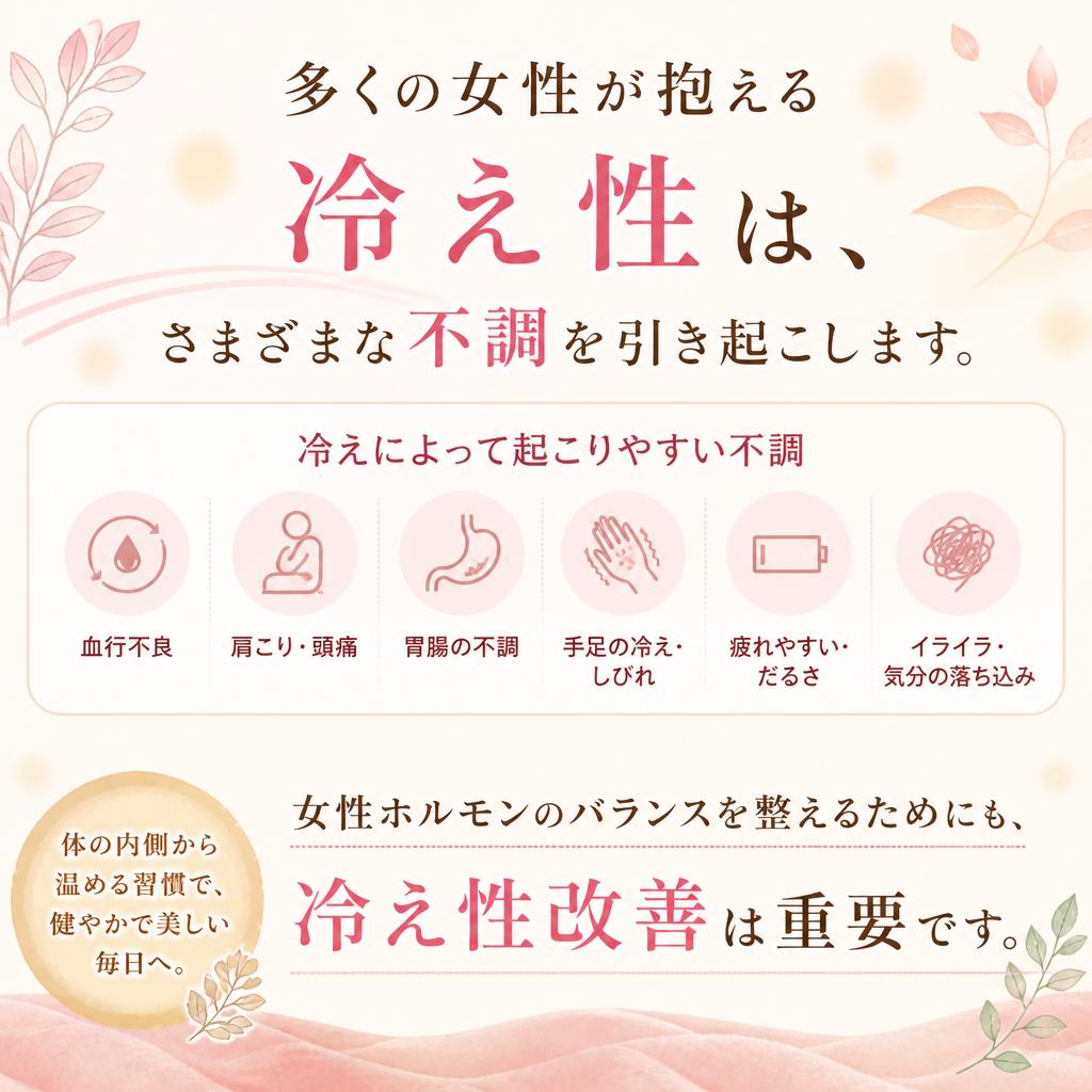 冷え性と女性特有の不調の関係
