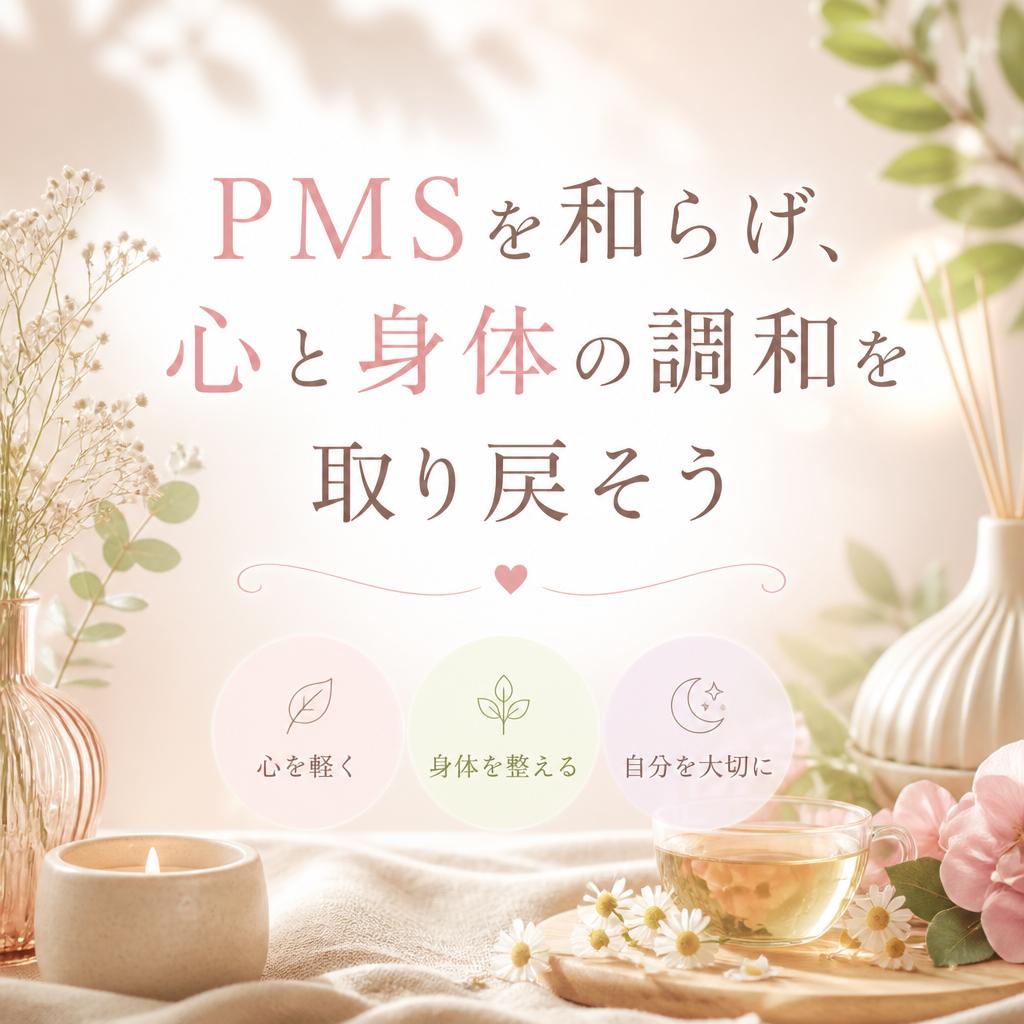 PMSを和らげ、心と身体の調和を取り戻そう