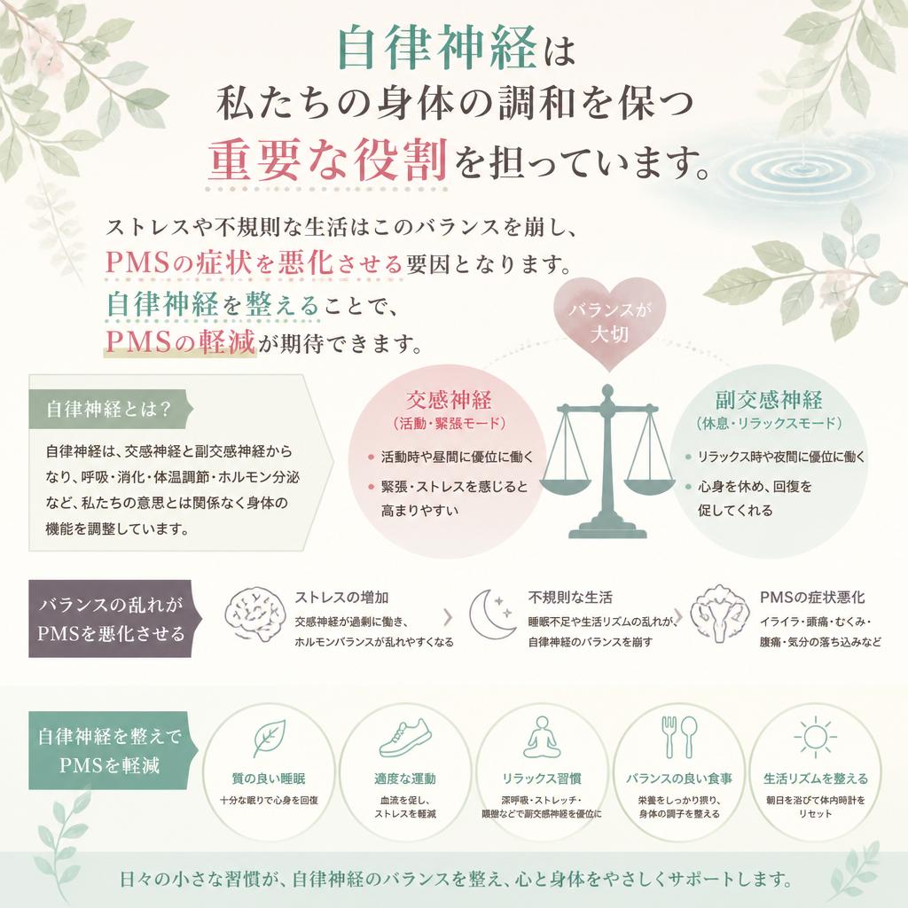 自律神経とPMSの関係