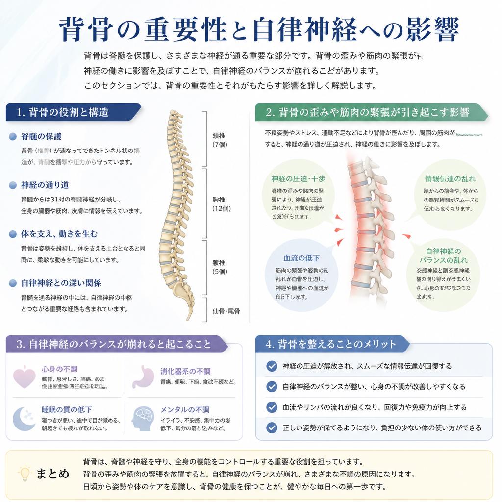 背骨と自律神経の関係