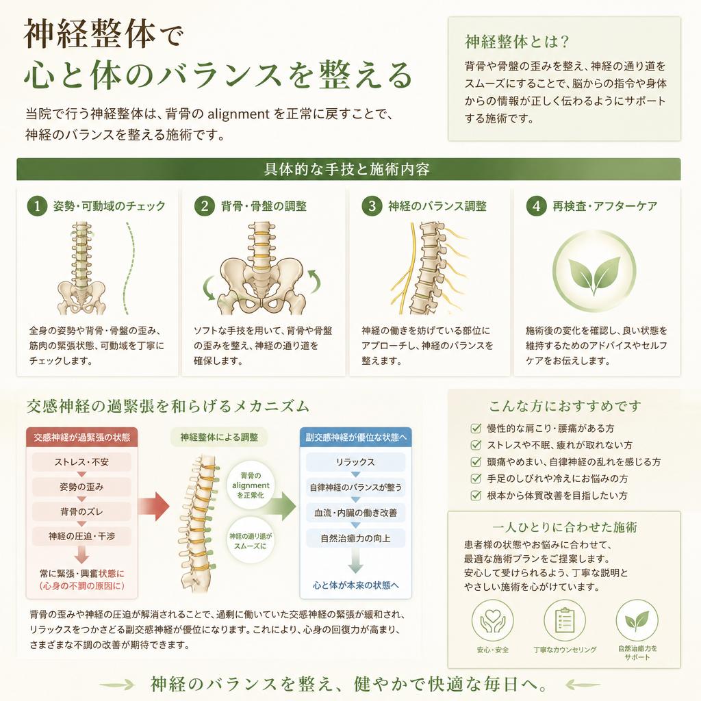 神経整体のアプローチ