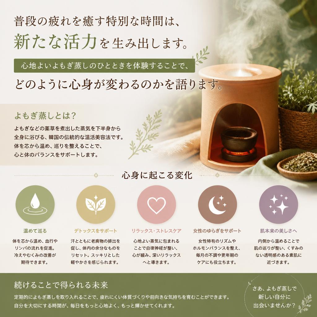 リラックスした時間が生む新たなエネルギー