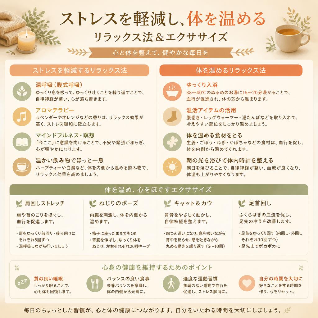 4. 自宅でできるリラックス法