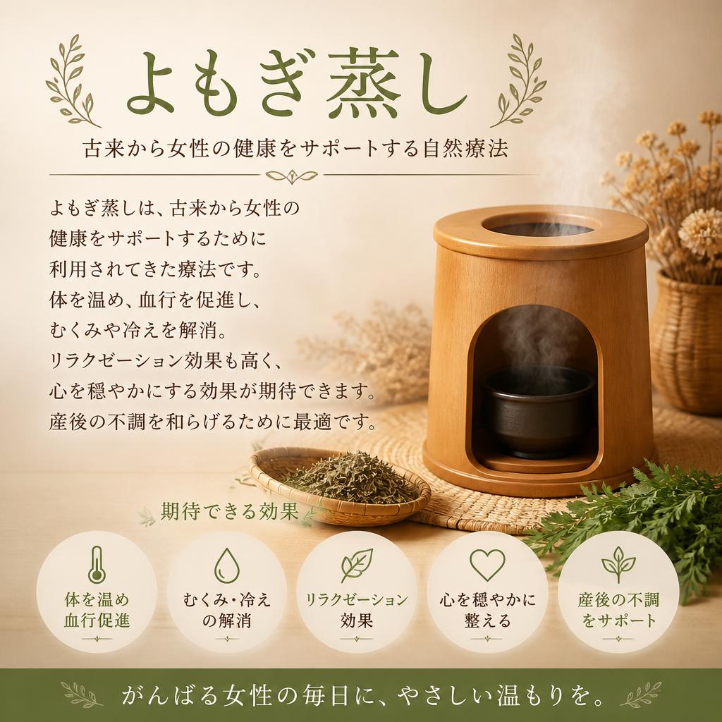 よもぎ蒸しの効果