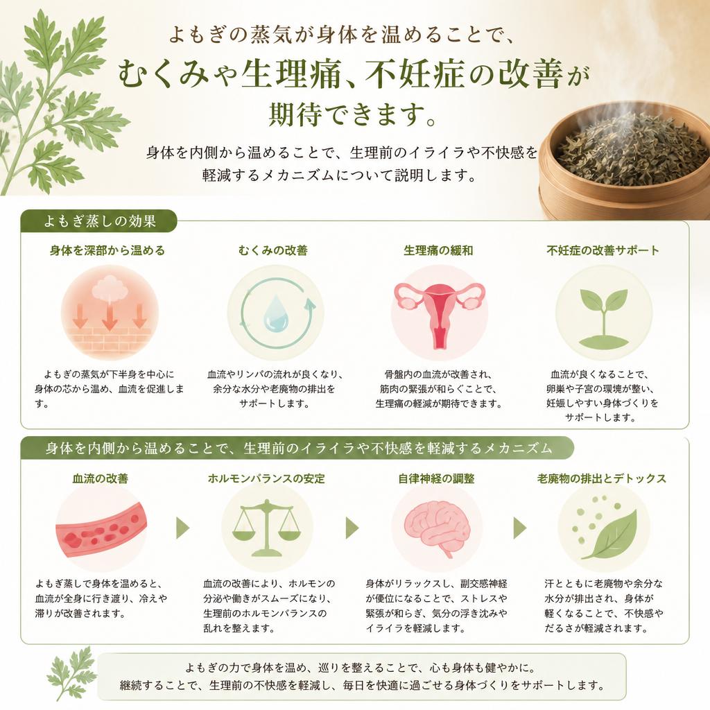 2. 女性特有の悩みを解消する！