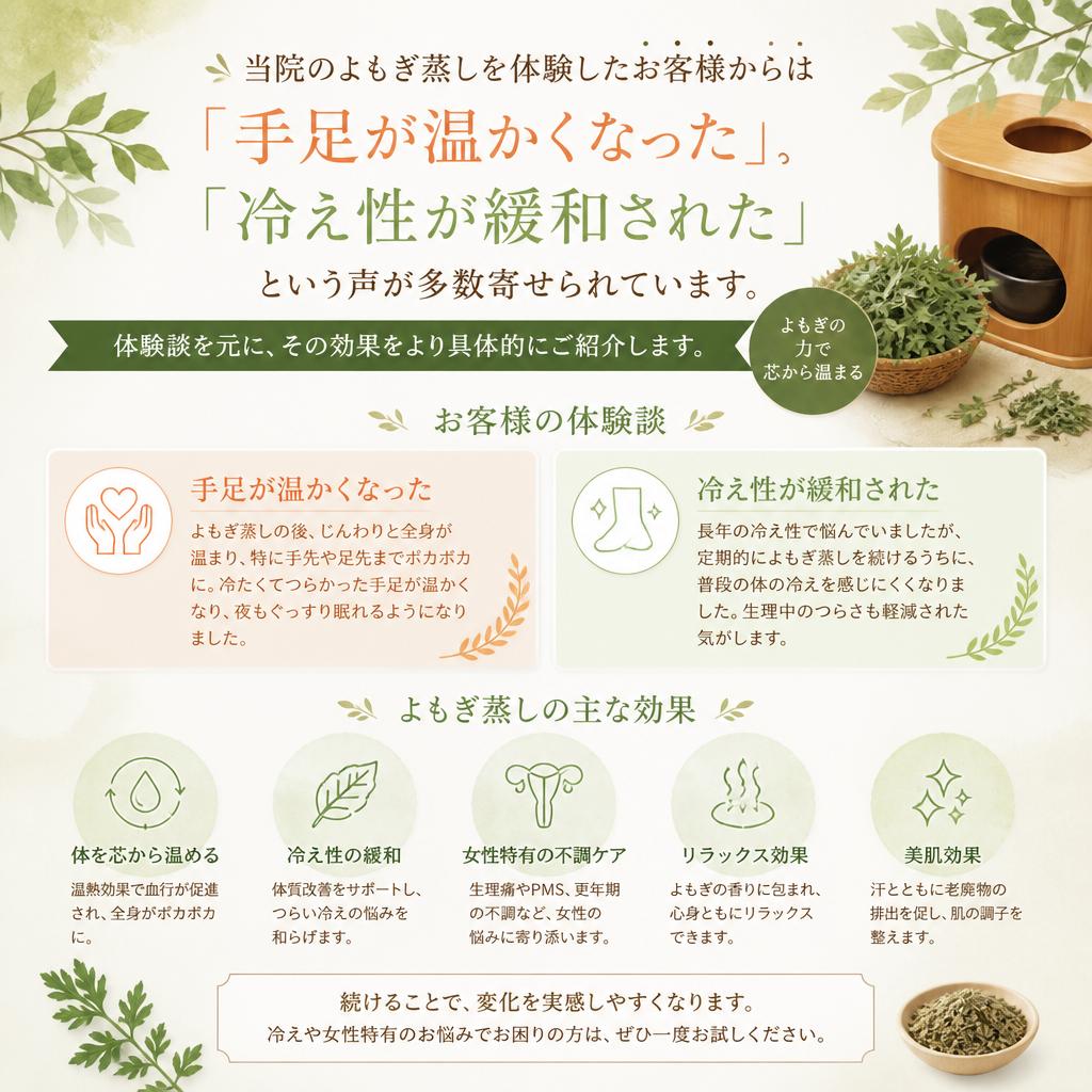 実際のお客様の声