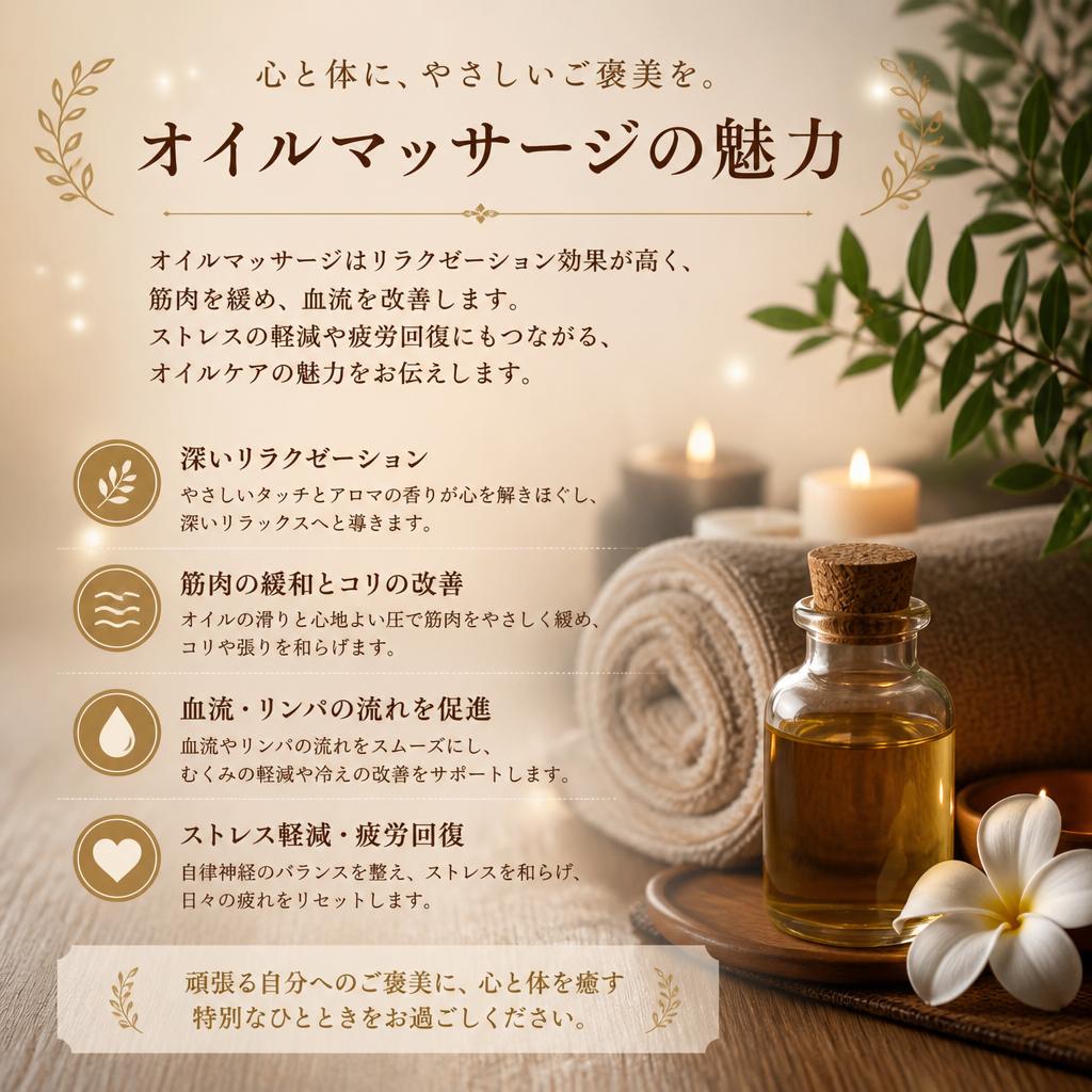 3. オイルケアのメリット