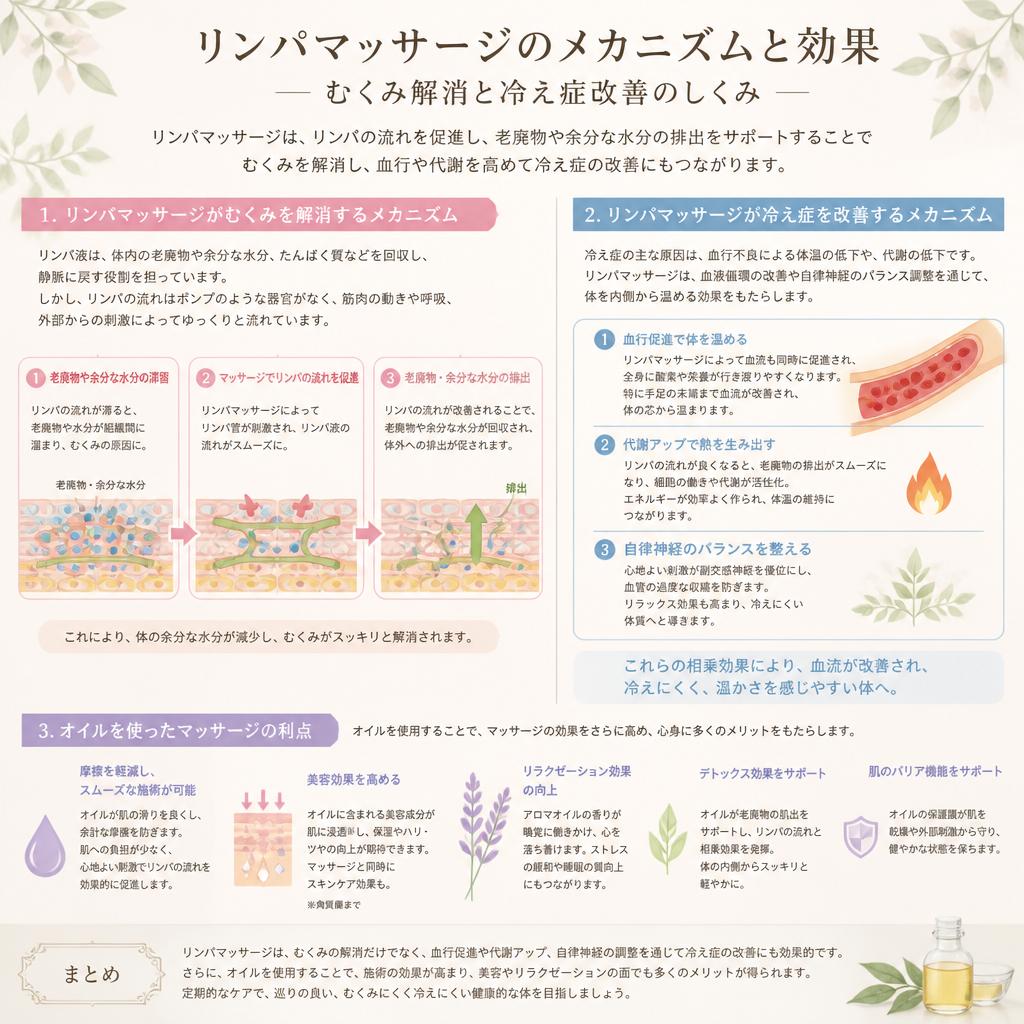 リンパマッサージの効果